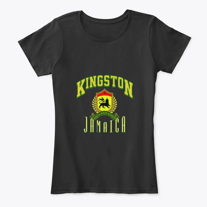 Kingston Jamaica - College Style T-Shirt