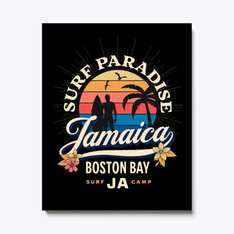 Surf Paradise Boston Bay Jamaica t-shirt