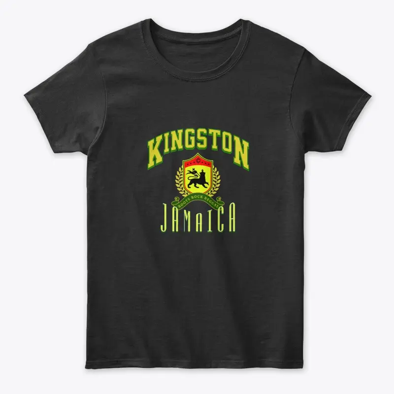 Kingston Jamaica - College Style T-Shirt